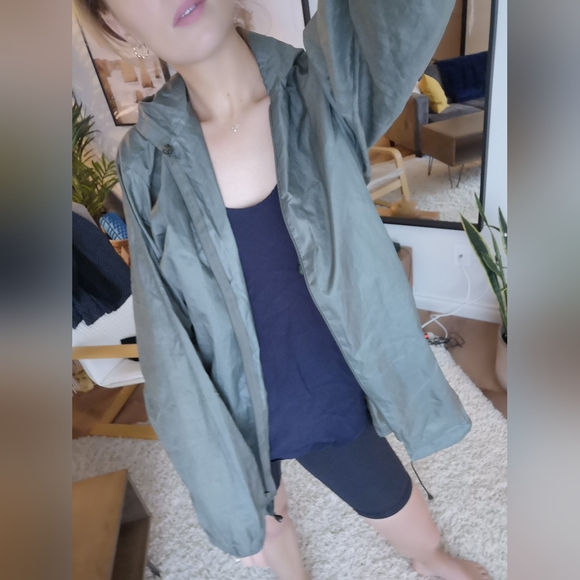 Wind/rain breaker dark green - Picture 2 of 6